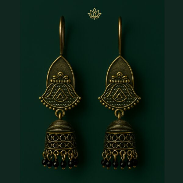Green Traditional Jhumka